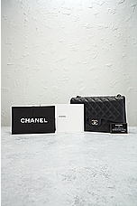 FWRD Renew Chanel Matelasse Chain Flap Shoulder Bag in Black, view 10, click to view large image.