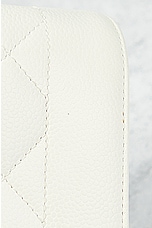 FWRD Renew Chanel Diana Caviar Chain Flap Shoulder Bag in White, view 7, click to view large image.