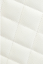 FWRD Renew Chanel Diana Caviar Chain Flap Shoulder Bag in White, view 8, click to view large image.