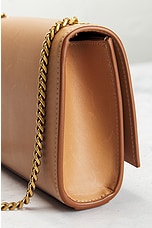 FWRD Renew Saint Laurent Small Kate Bag in Brown Gold, view 9, click to view large image.