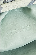 FWRD Renew Bottega Veneta Pouch Clutch in Dew, Black, & Silver, view 5, click to view large image.
