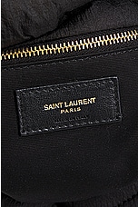 FWRD Renew Saint Laurent Small Puffer Nylon Chain Bag in Nero, view 5, click to view large image.
