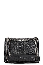 FWRD Renew Saint Laurent Large Niki Chain Bag in Noir, view 1, click to view large image.