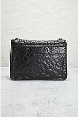 FWRD Renew Saint Laurent Large Niki Chain Bag in Noir, view 3, click to view large image.