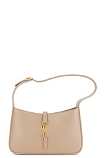 FWRD Renew Saint Laurent Le 5 A 7 Hobo Bag in Rosy Sand, view 1, click to view large image.