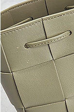 FWRD Renew Bottega Veneta Mini Bucket Crossbody Bag in Travertine & Gold, view 7, click to view large image.