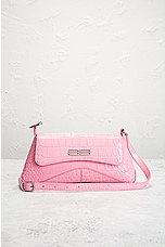 FWRD Renew Balenciaga Small XX Flap Bag in Sweet Pink, view 2, click to view large image.