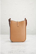 FWRD Renew Saint Laurent Pouch Crossbody Bag in Vintage Brown Gold, view 3, click to view large image.