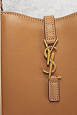 FWRD Renew Saint Laurent Pouch Crossbody Bag in Vintage Brown Gold, view 5, click to view large image.