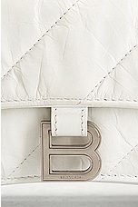 FWRD Renew Balenciaga Crush Wallet On Chain in Optic White, view 8, click to view large image.