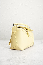 FWRD Renew Loewe Puzzle Edge Small Bag in Vanilla, view 4, click to view large image.