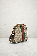 FWRD Renew Gucci Ophidia GG Shoulder Bag in Beige, view 4, click to view large image.