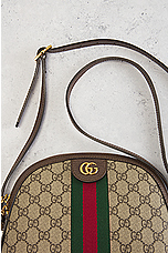 FWRD Renew Gucci Ophidia GG Shoulder Bag in Beige, view 8, click to view large image.