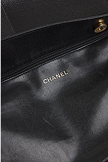 FWRD Renew Chanel Chain Tote Bag in Black, view 5, click to view large image.