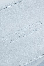 FWRD Renew Bottega Veneta Nylon Triangle Handle Pouch in Bubble & Silver, view 6, click to view large image.