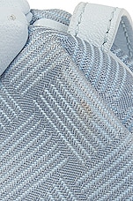 FWRD Renew Bottega Veneta Nylon Triangle Handle Pouch in Bubble & Silver, view 8, click to view large image.
