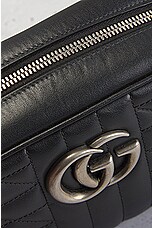 FWRD Renew Gucci GG Marmont Chain Shoulder Bag in Black, view 5, click to view large image.