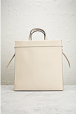 FWRD Renew Fendi Medium 2 Way Handbag in Ivory, view 3, click to view large image.