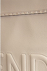 FWRD Renew Fendi Medium 2 Way Handbag in Ivory, view 5, click to view large image.