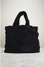 FWRD Renew Prada Terry Tote Bag in Black, view 3, click to view large image.