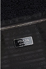 FWRD Renew Prada Terry Tote Bag in Black, view 8, click to view large image.