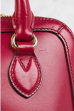FWRD Renew Gucci Horsebit Leather Handbag in Burgundy, view 5, click to view large image.
