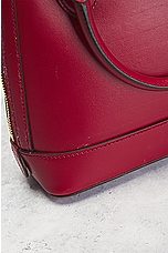 FWRD Renew Gucci Horsebit Leather Handbag in Burgundy, view 9, click to view large image.