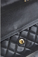 FWRD Renew Chanel Caviar Matelasse Flap Shoulder Bag in Black, view 6, click to view large image.