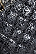 FWRD Renew Chanel Caviar Matelasse Flap Shoulder Bag in Black, view 7, click to view large image.