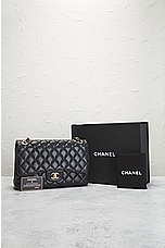 FWRD Renew Chanel Caviar Matelasse Flap Shoulder Bag in Black, view 9, click to view large image.
