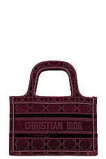 FWRD Renew Dior Embroidery Book Tote Bag in Wine, view 1, click to view large image.