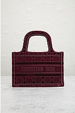 FWRD Renew Dior Embroidery Book Tote Bag in Wine, view 2, click to view large image.