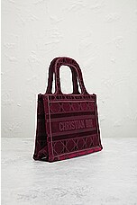 FWRD Renew Dior Embroidery Book Tote Bag in Wine, view 4, click to view large image.