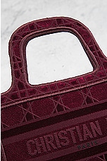 FWRD Renew Dior Embroidery Book Tote Bag in Wine, view 5, click to view large image.