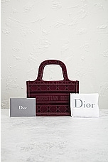 FWRD Renew Dior Embroidery Book Tote Bag in Wine, view 8, click to view large image.