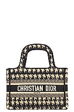 FWRD Renew Dior Canvas Book Tote Bag in Black, view 1, click to view large image.