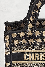 FWRD Renew Dior Canvas Book Tote Bag in Black, view 7, click to view large image.