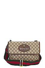 FWRD Renew Gucci GG Supreme Shoulder Bag in Beige, view 1, click to view large image.