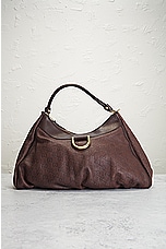 FWRD Renew Gucci Guccissima Handbag in Brown, view 2, click to view large image.