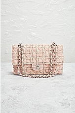 FWRD Renew Chanel Tweed Matelasse Chain Shoulder Bag in Blush, view 2, click to view large image.