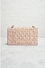 FWRD Renew Chanel Tweed Matelasse Chain Shoulder Bag in Blush, view 3, click to view large image.