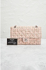 FWRD Renew Chanel Tweed Matelasse Chain Shoulder Bag in Blush, view 7, click to view large image.