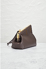 FWRD Renew Fendi First Shoulder Bag in Brown, view 4, click to view large image.
