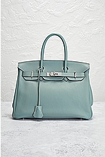 FWRD Renew Hermes Birkin 30 Handbag in Ciel, view 2, click to view large image.