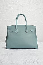 FWRD Renew Hermes Birkin 30 Handbag in Ciel, view 3, click to view large image.