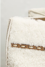 FWRD Renew Fendi Sunshine 2 Way Tote Bag in Cream, view 5, click to view large image.