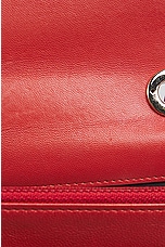 FWRD Renew Chanel Quilted Lambskin Single Flap Shoulder Bag in Red, view 6, click to view large image.