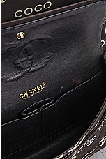 FWRD Renew Chanel Coco Quilted Chain Shoulder Bag in Black, view 6, click to view large image.