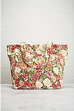 FWRD Renew Chanel Floral Tote Bag in Multi, view 2, click to view large image.