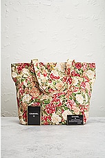 FWRD Renew Chanel Floral Tote Bag in Multi, view 8, click to view large image.